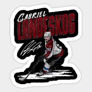 gabriel landeskog chisel Sticker